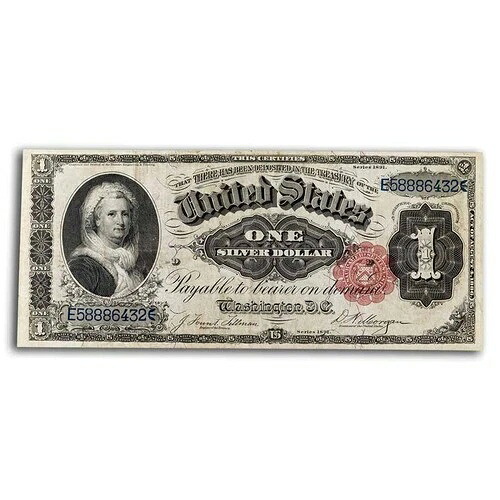 1891年 1ドル銀貨 サーティフィケート マーサ・ワシントン VF (Fr#223)｜WORLD RESOURCE【KING店】