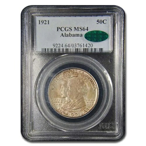 1921年アラバマ州建国100周年記念ハーフ MS-64 PCGS CAC