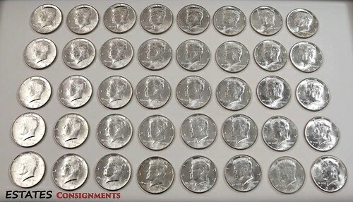 1964年ケネディ未流通銀貨50枚