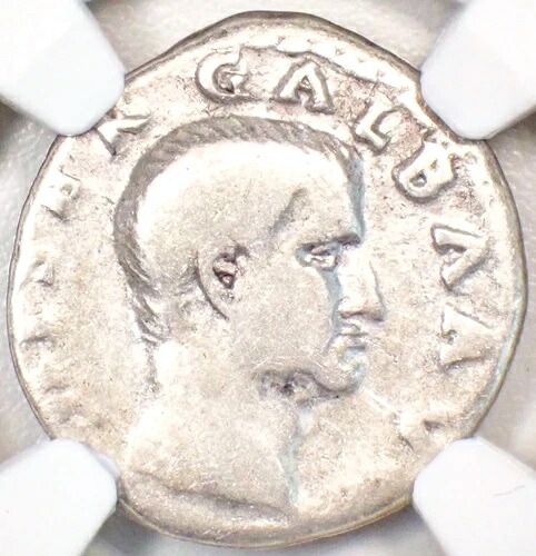 ガルバ AR デナリウス銀貨 古代ローマ 68-69 年 - NGC 認定ファイン｜WORLD RESOURCE【KING店】