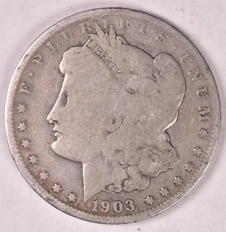 1903-O モルガン銀貨 - 流通グレードでは希少