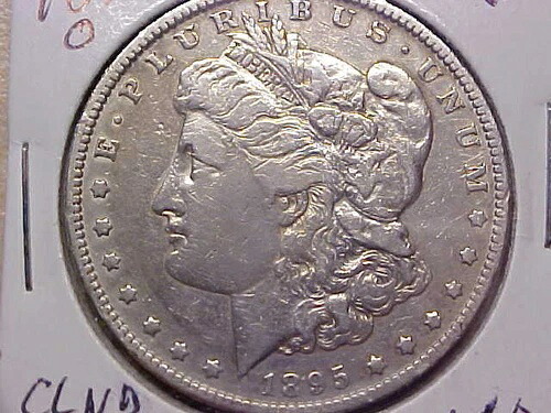 1895年 モルガン銀貨 XF リムディング (X3328)|WORLD RESOURCE【KING店】