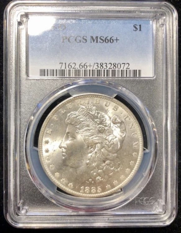 1885 O PCGS MS66+ モルガン銀貨 1ドル 米国造幣局 1885-O MS-66+ コイン｜WORLD RESOURCE【KING店】