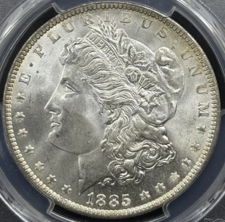 1885-O 1ドル モルガン・ダラー PCGS MS66 CAC - 非常に華やかな逸品
