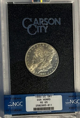 1883-CC GSA NGC MS65 モルガン銀貨