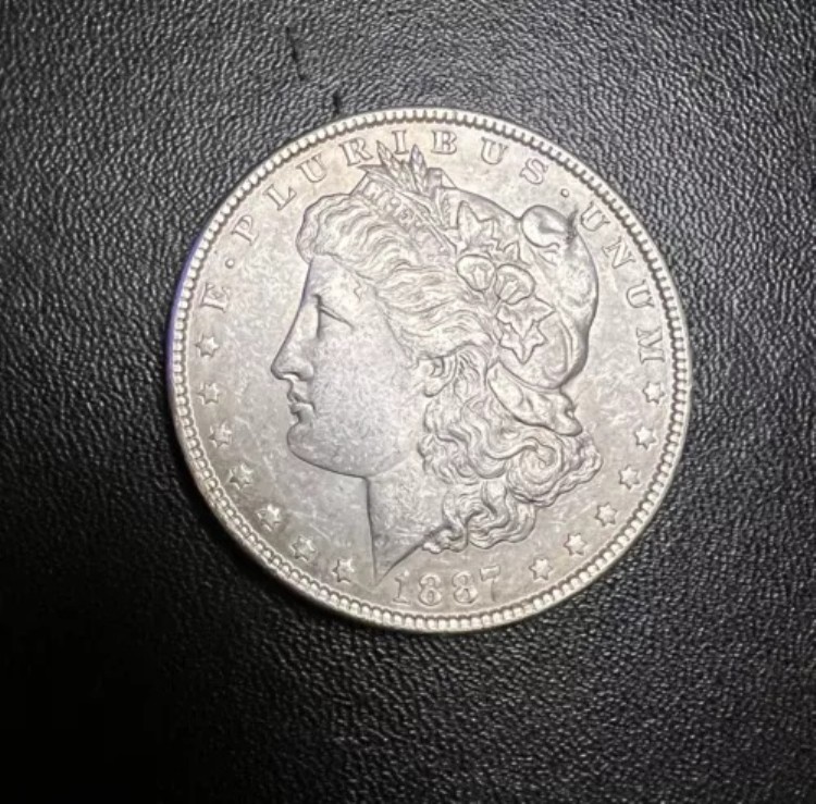 1887年 未流通モルガン銀貨