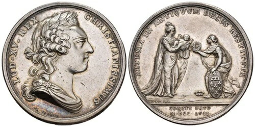 銀メダル 1757 - Des Grafen Von Artois の誕生 - Divo 159 Vf-Xf