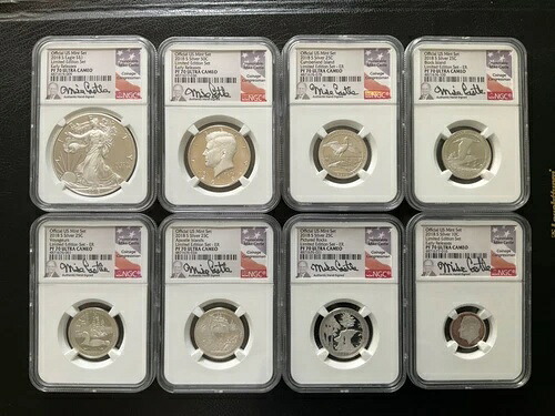 2018-S 限定版セット マイク・キャッスル NGC-PR70 レア