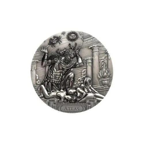 2019年 20ドル 古代タイタンアトラス 3オンス 銀貨