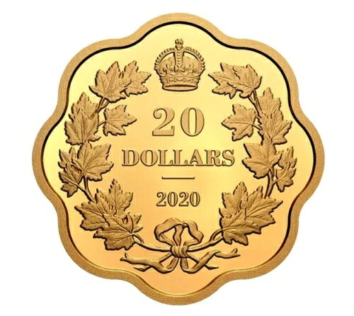 ???? カナダ 20 ドル銀貨（金メッキ）、象徴的なメープルリーフ、マスタークラブ、2020 年｜WORLD RESOURCE【KING店】