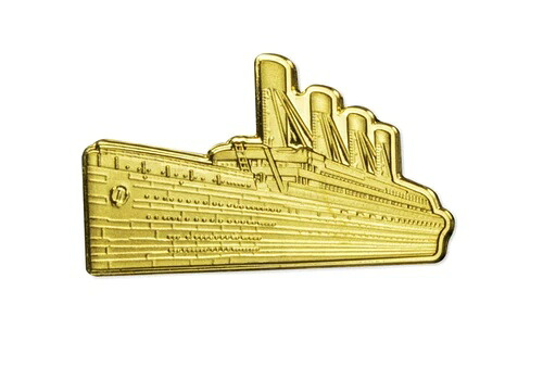 10ドル R.M.S. タイタニック号型 ソロモン諸島 1グラム金貨 2023年