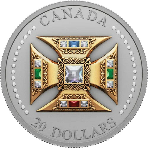 2023年カナダドル20ドル純銀貨幣 ? セント・エドワード王冠