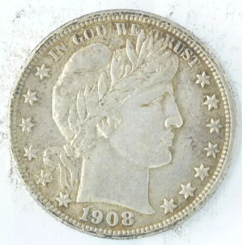 アメリカ合衆国 1908年 バーバー ハーフ ドル 50セント 90% 銀 フィラデルフィア造幣局コイン｜WORLD RESOURCE【KING店】