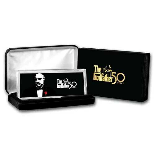 ゴッドファーザー50周年記念 4オンス カラーシルバーバー｜WORLD RESOURCE【KING店】