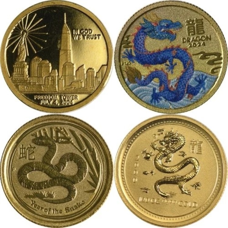 楽天市場】純金 金貨 コイン 1/20オンス フェニックス 不死鳥 K24 YK