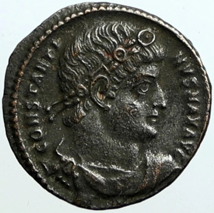 コンスタンティヌス1世 古代ローマコイン 兵士の槍 i100167|WORLD RESOURCE【KING店】