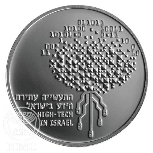 イスラエルコイン ハイテック 28.8g シルバー プルーフ 2NIS|WORLD RESOURCE【KING店】