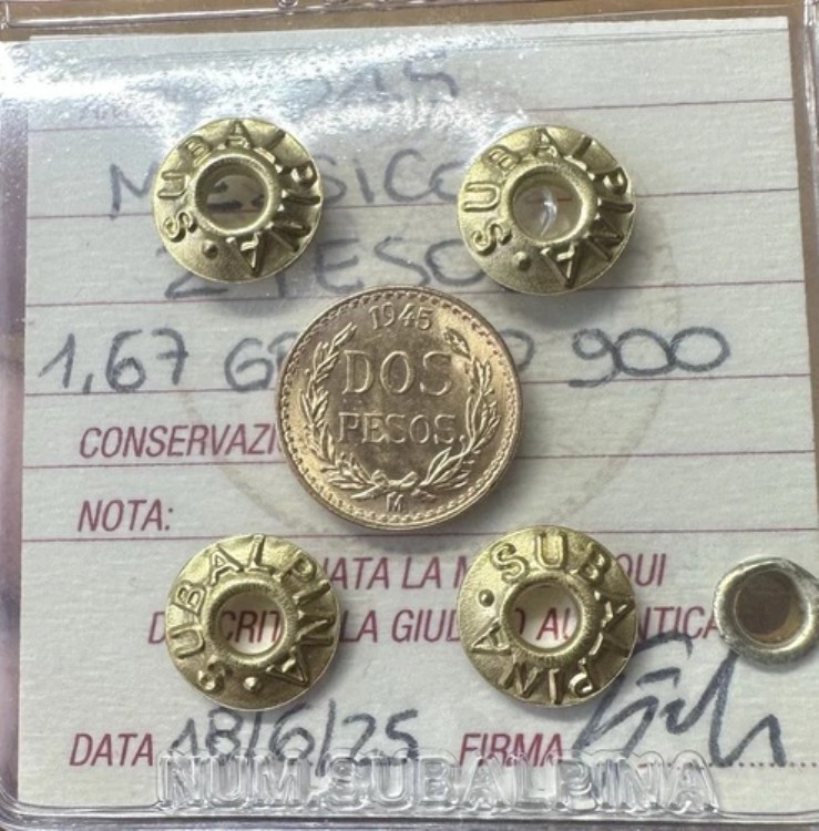 メキシコ 2ペソ 1945年 1.67グラム 金貨 900枚 未開封 FDC スバルピナ｜WORLD RESOURCE【KING店】