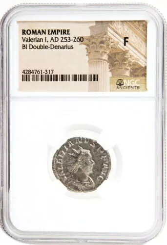 NGC F アントニニアヌス・オブ・ヴァレリアヌス1世 AD253-260 NGC アンシエンツ ダブルデナリウス|WORLD RESOURCE【KING店】