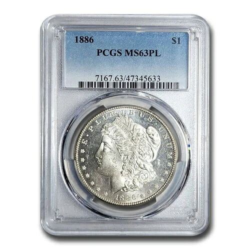 1886年モルガン・ダラー MS-63 PCGS (PL)|WORLD RESOURCE【KING店】