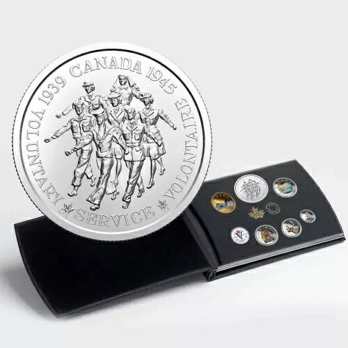 2020年 カナダ クラシック カラーシルバー 6枚プルーフコインセット