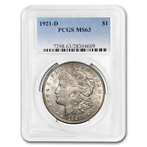 1921-D モルガン・ダラー MS-63 PCGS｜WORLD RESOURCE【KING店】