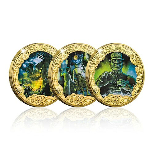 フランケンシュタイン200周年記念限定版 金貨3枚セット
