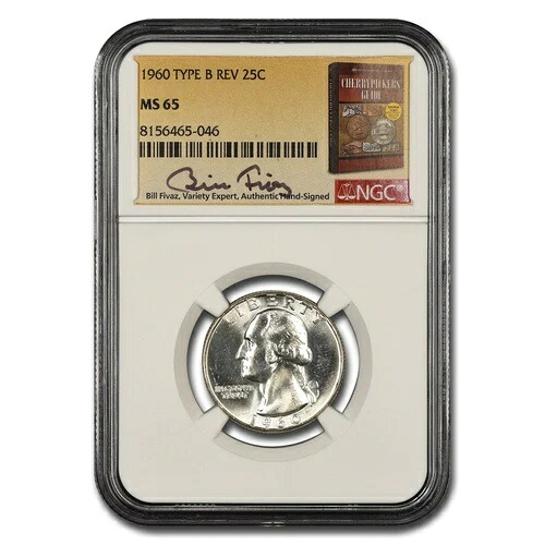 1960年ワシントンクォーター金貨 MS-65 NGC（タイプB Rev、Fivaz）｜WORLD RESOURCE【KING店】