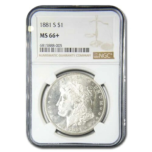 1881-S モルガン・ダラー MS-66+ NGC（プラス）｜WORLD RESOURCE【KING店】