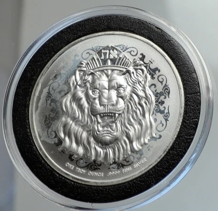2021年 ニウエ エリザベス2世 戴冠ライオン ユダ 1オンス プルーフ銀貨 2ドル i112417|WORLD RESOURCE【KING店】
