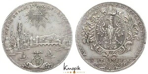 フランクフルト、シティ、Thaler 1772 PCB、シティビュー、ダベンポート2226、28.01g、VF-｜WORLD RESOURCE【KING店】