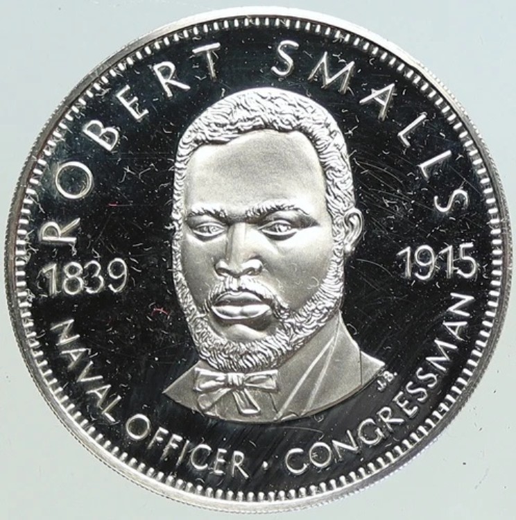 1972年 アメリカ フランクリンミント ネイビー ロバート・スモールズ オールドプルーフ シルバーメダル i113046｜WORLD RESOURCE【KING店】