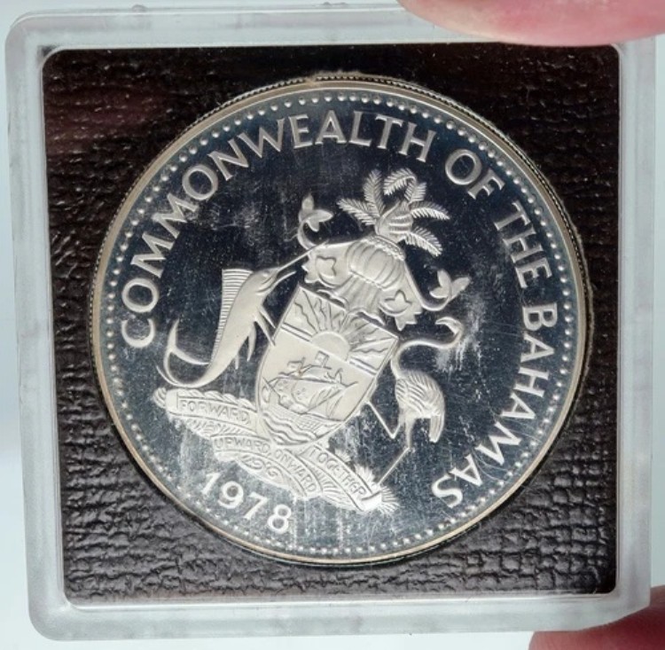1973年 バハマ 大型独立記念 ミロ・バトラー ヴィンテージ プルーフ シルバー 10ドルコイン i86923｜WORLD RESOURCE【KING店】