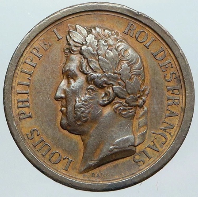 1842年 フランス国王 ルイ・フィリップ1世 馬 フランスアンティーク オールドシルバーメダル i89194|WORLD RESOURCE【KING店】