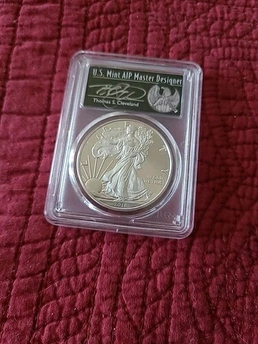 2018-W シルバー イーグル コングラチュレーション セット PCGS PR70DCAM FDOI クリーブランド サイン入り。