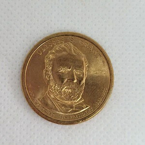 ユリシーズ・S・グラント 第18代大統領 1869-1877年 造幣局発行 1ドル硬貨 2011-D 米国 (S)