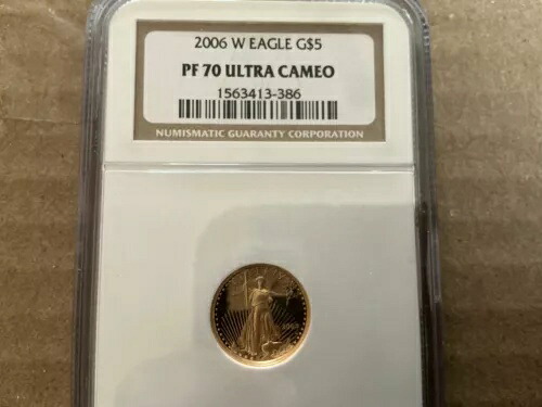 2006 W $5 アメリカン ゴールド イーグル ゴールド pf70 UCAM NGC