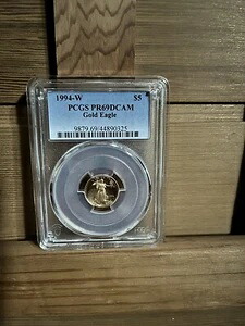 1994-W 5ドル ゴールドイーグル 1/10オンス PCGS PF69DCAM プルーフコイン