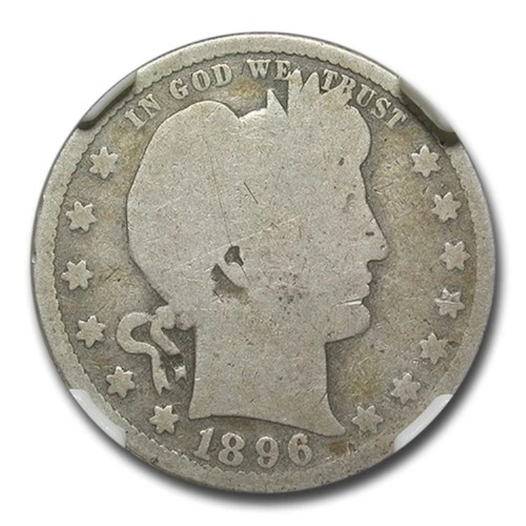 1896-S バーバー クォーター AG-3 NGC｜WORLD RESOURCE【KING店】