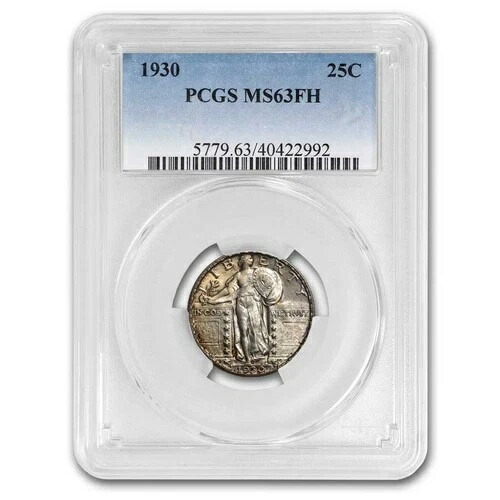1930年 スタンディング・リバティ・クォーター MS-63 PCGS (FH)｜WORLD RESOURCE【KING店】