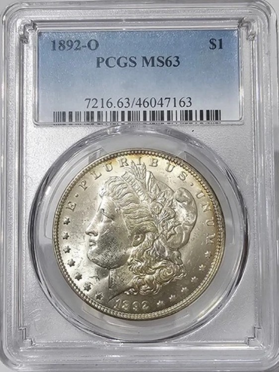 1892-O モルガン・ダラー MS-63 PCGS