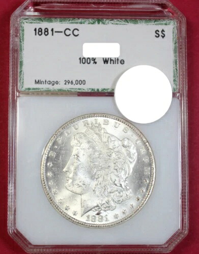 1881-CC モルガン・ダラー *未流通*