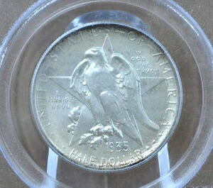 PCGS MS67 1935年 テキサス記念銀貨ハーフドル - MS67 PCGS鑑定済み - テキサス