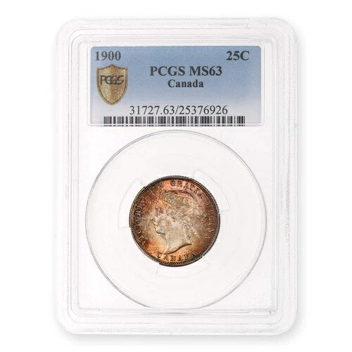 25セント 1900 PCGS MS-63