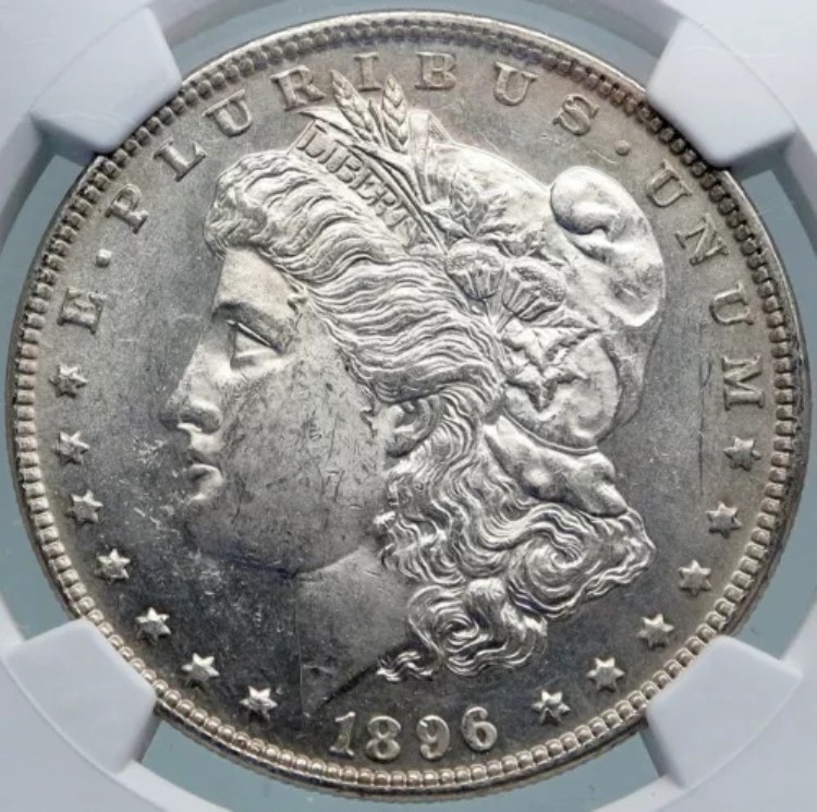 1896年 アメリカ合衆国 シルバー モルガン USドルコイン イーグル NGC MS i87820｜WORLD RESOURCE【KING店】
