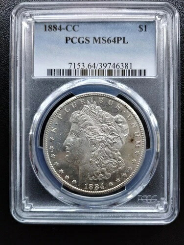 1884年カーソンシティ・モルガン銀貨 - PCGS MS64PL認定｜WORLD RESOURCE【KING店】