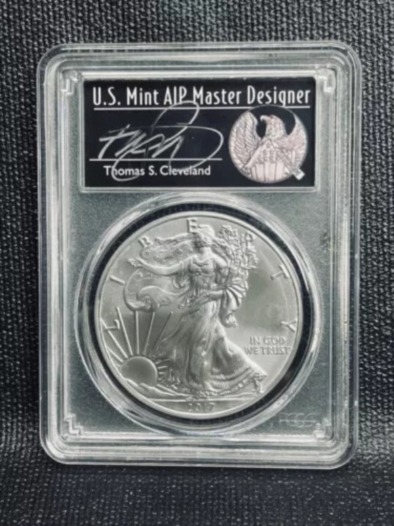 2017-(P) 1ドル シルバーイーグル PCGS MS70 フィラデルフィア・クリーブランドで鋳造｜WORLD RESOURCE【KING店】 283,140円