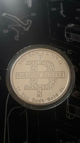 2014 1 BITCON プルーフ Ag シルバー シールド グループ SBSS SSG 777 ラウンド レア!