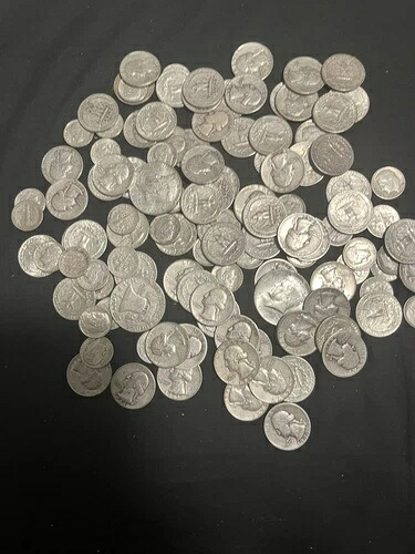 シルバーセール！1 + 1/2 トロイオンス LB 地金 90% シルバーコイン、米国鋳造 1965 年以前！