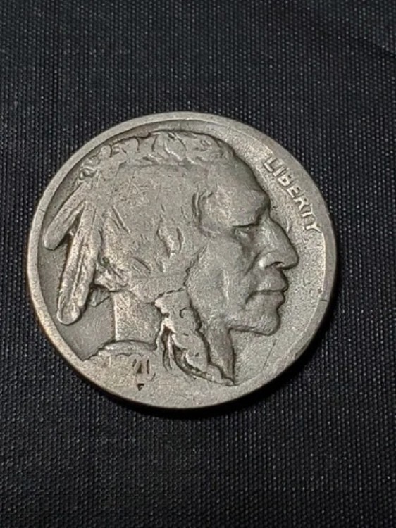 1920年 バッファローニッケル 未使用 コレクターズコイン 米国 5セント銀貨